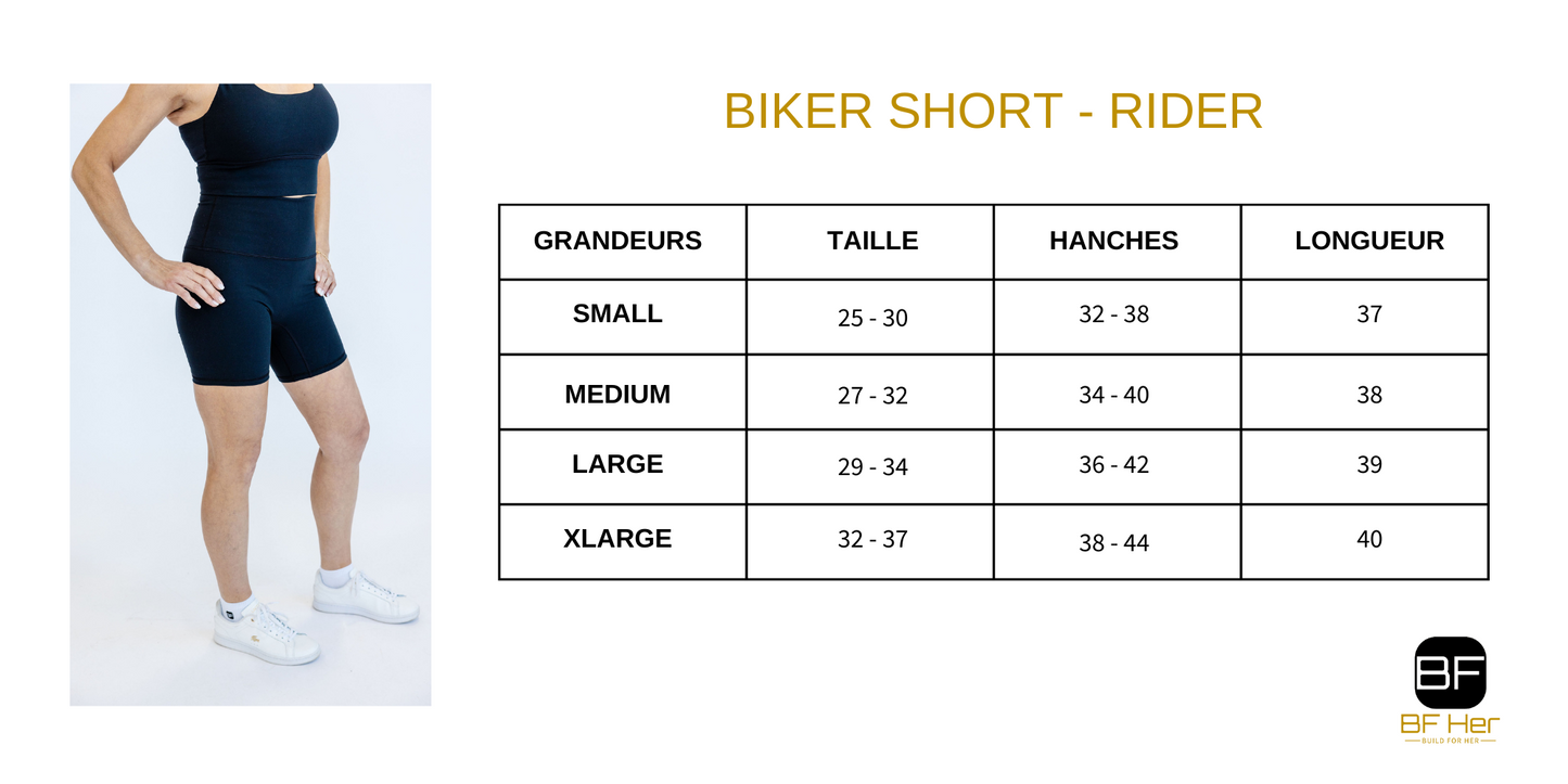 BikerShort RIDER - Aubergine