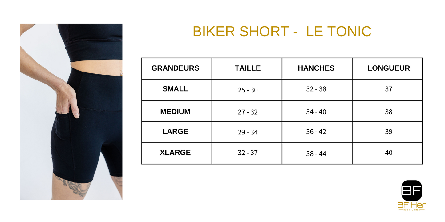 BikerShort LE TONIC - Aubergine