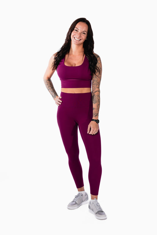 Legging RIDER - Aubergine