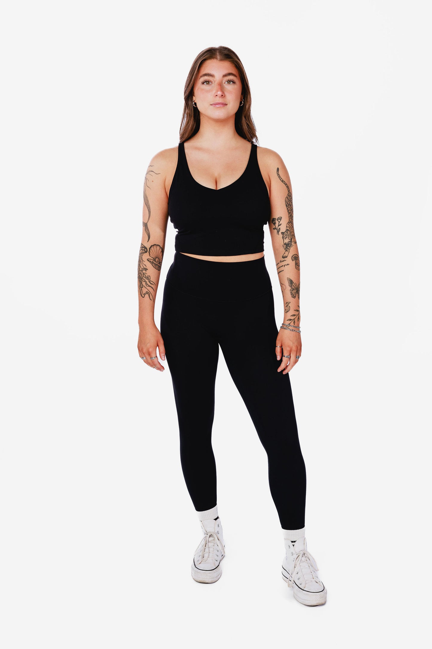 Camisole Crop soutien intégré LA SPORTIVE - Noir