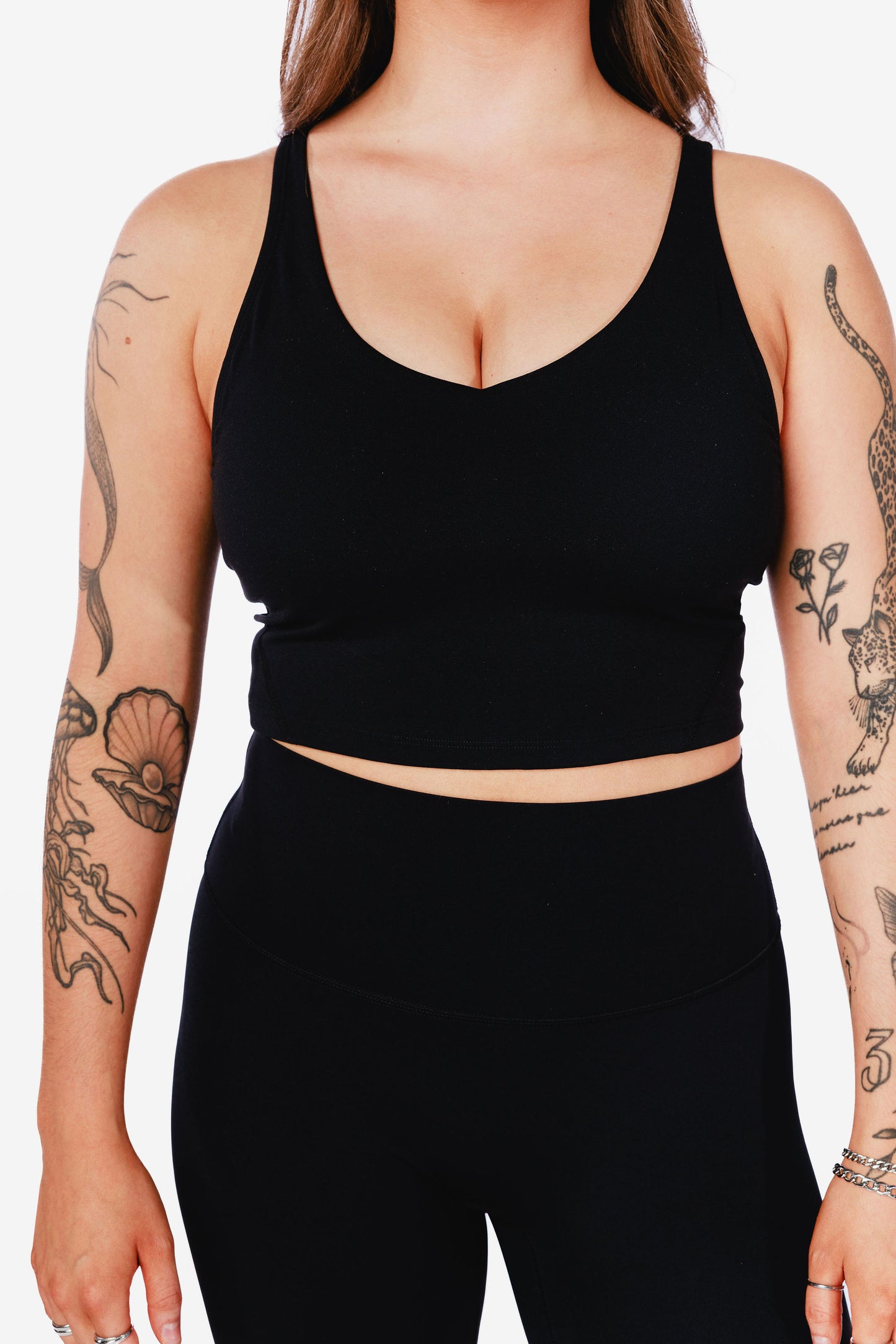 Camisole Crop soutien intégré LA SPORTIVE - Noir