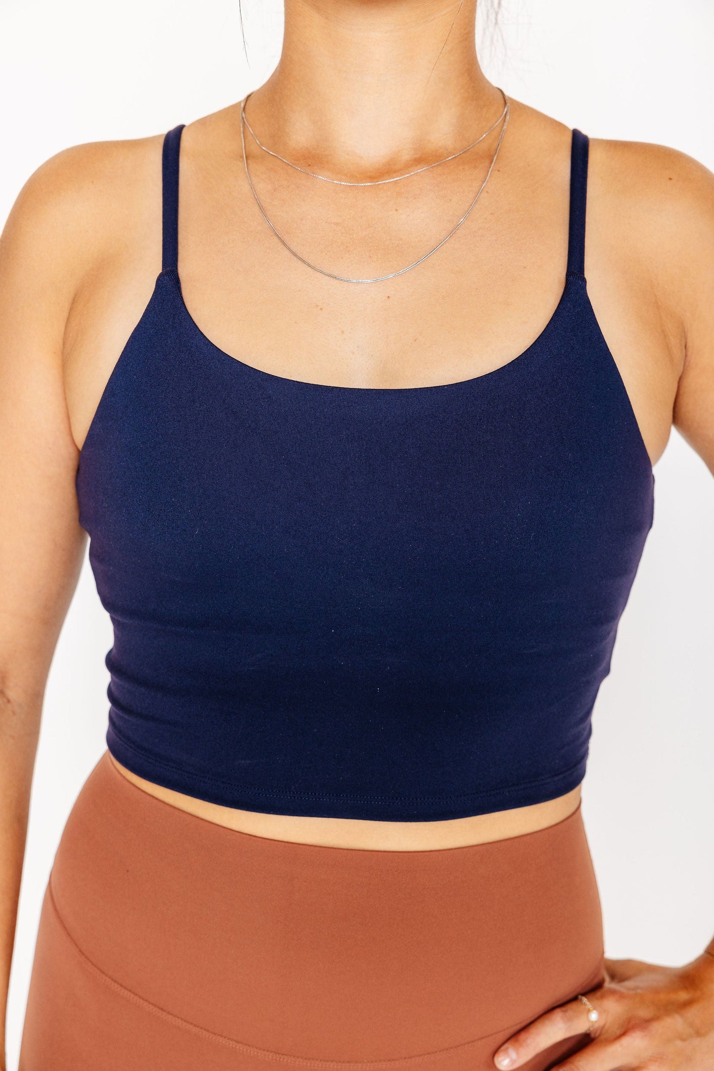 Camisole crop avec soutien intégré MOVE IT - Navy